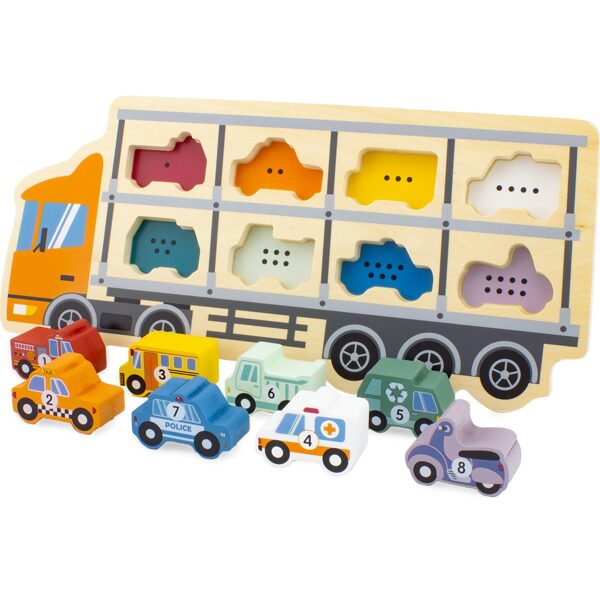 1572 Puzzle camion porte voitures 16€