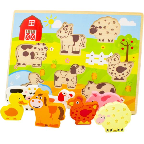 1574 Puzzle la ferme 13€