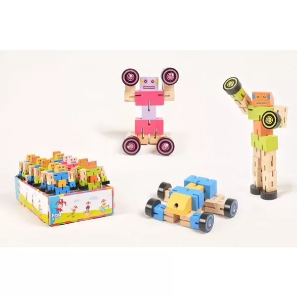 Robot bois articule 7€