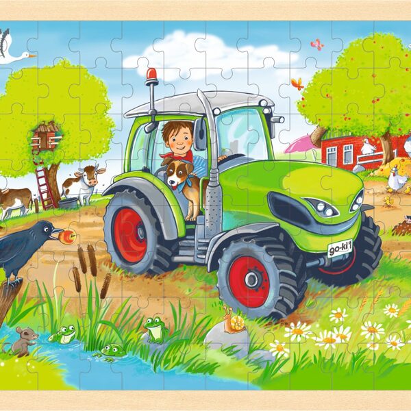 57326 Puzzle tracteur 13€