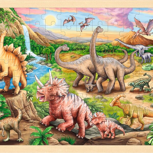 57348 Puzzle valle des dinosaures 13€