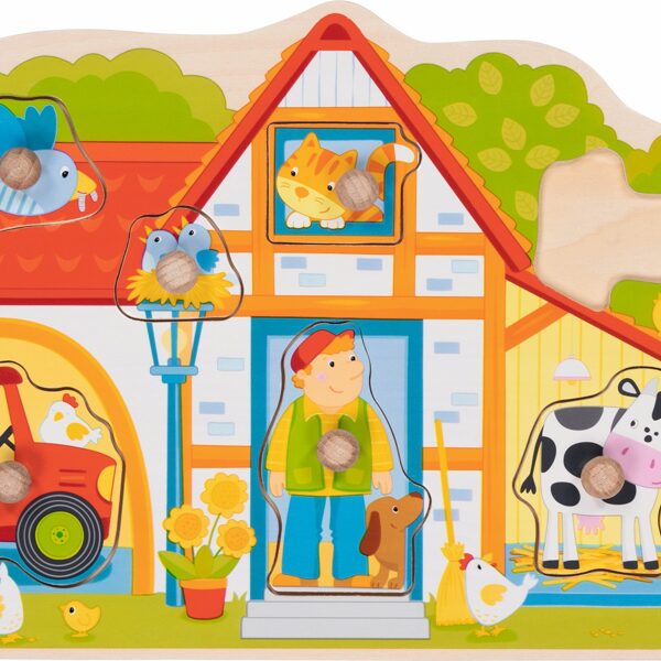 57349 Puzzle a encastrement ma ferme 12€