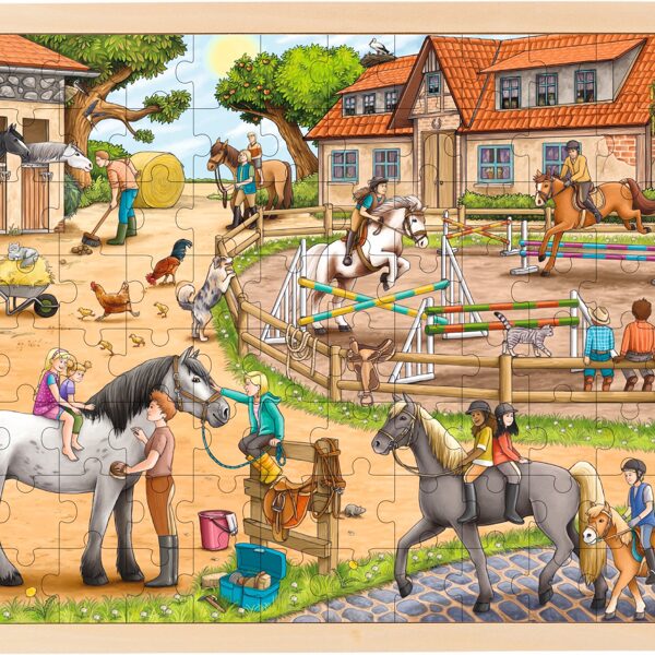 57367 Puzzle centre equestre 13€