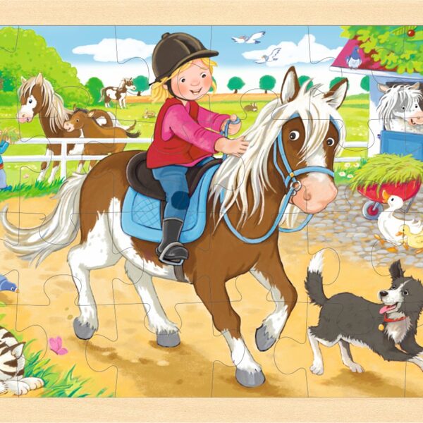 57412 Puzzle poneys 9€