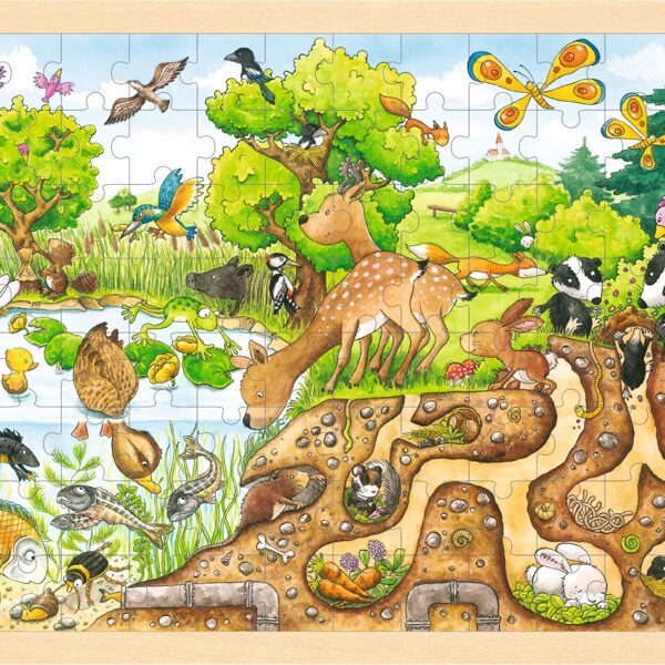 57582 Puzzle decouverte de la nature 13€