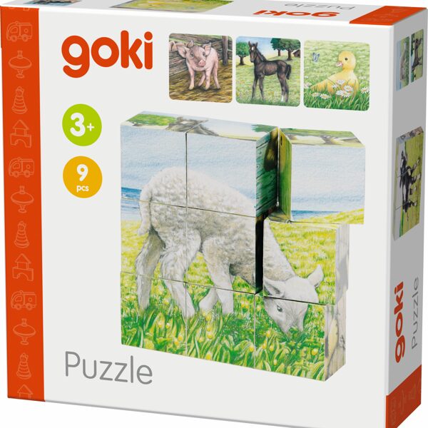 57607 Puzzle de cubes animaux de la ferme 11€
