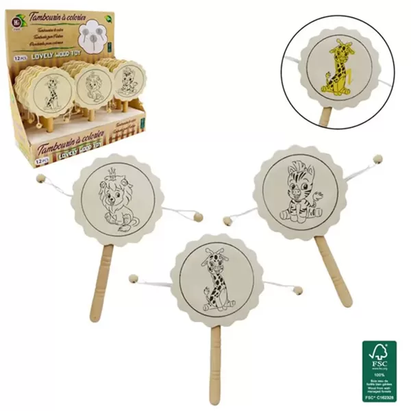 Tambourin a peindre 2€