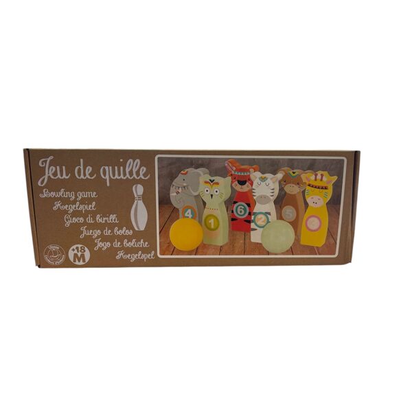 4109 Jeu de quilles animaux 22€