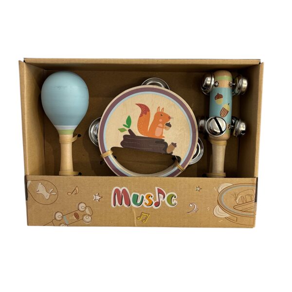 237244 Set musical ecureuil 25€