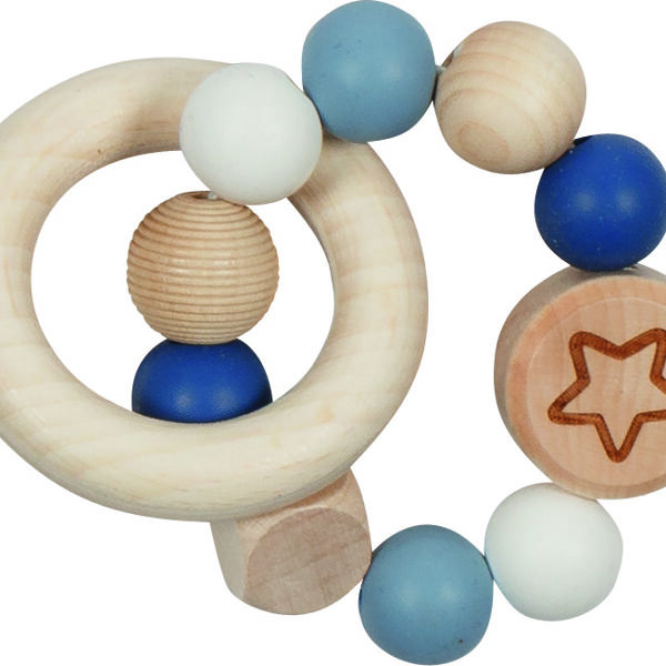 65245 Hochet flexible etoile bleu