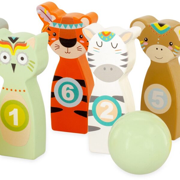 4109 Jeu de quilles animaux 23€