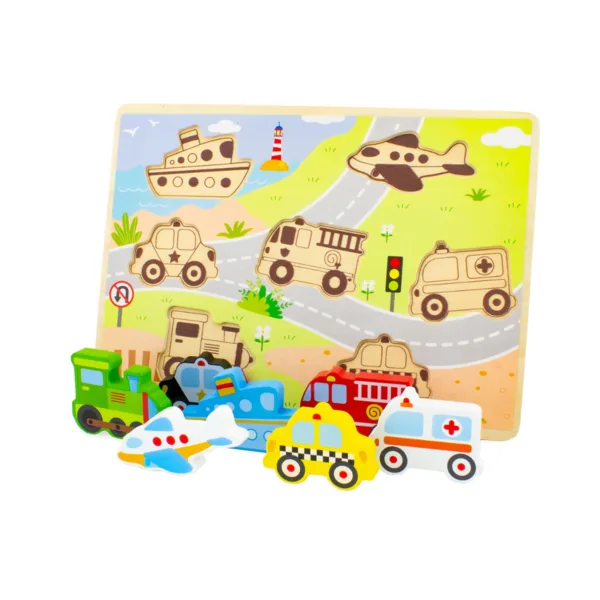 1575 Puzzle les vehicules 13€