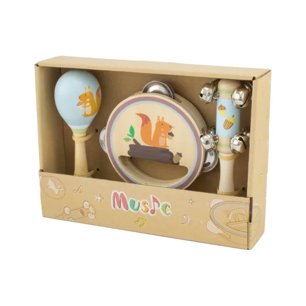 237244 Set musical ecureuil 26€