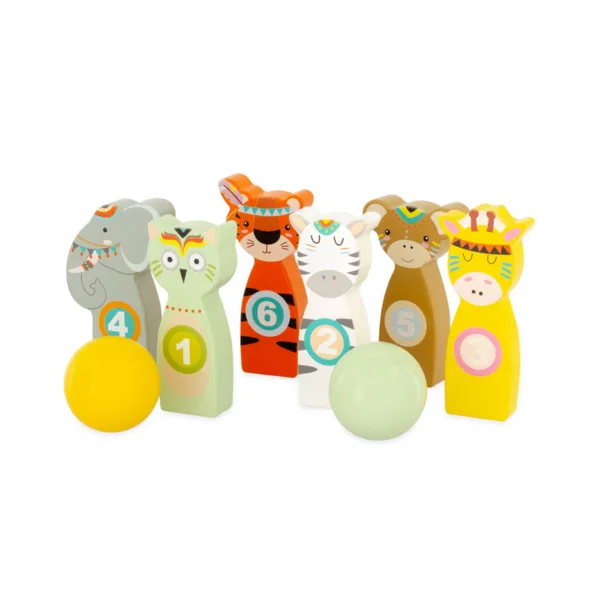 4109 Jeu de quilles animaux 23€