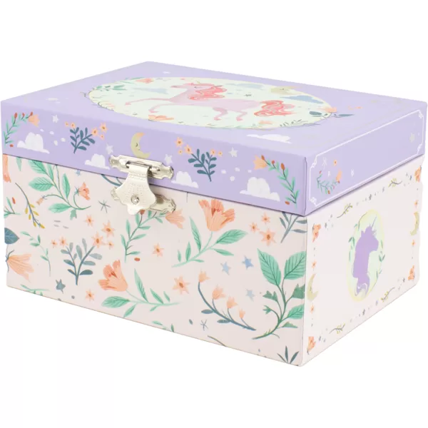 5087 Coffre musical licorne lilas 23€