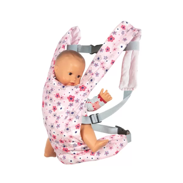 51465 Porte bebe pour poupee, fleurs 22€