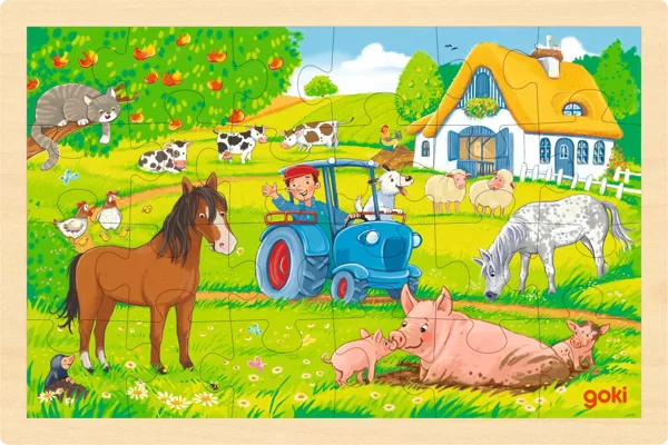 57317 Puzzle ferme 9€