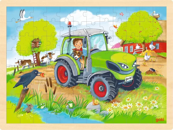 57326 Puzzle tracteur 13€