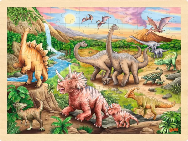 57348 Puzzle valle des dinosaures 13€