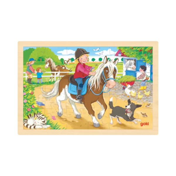 57412 Puzzles, poneys 10€