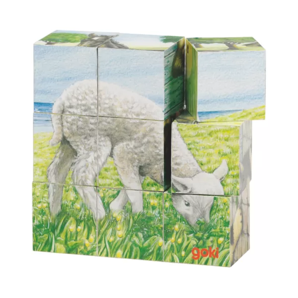 57607 Puzzle de cubes, animaux de la ferme 11€