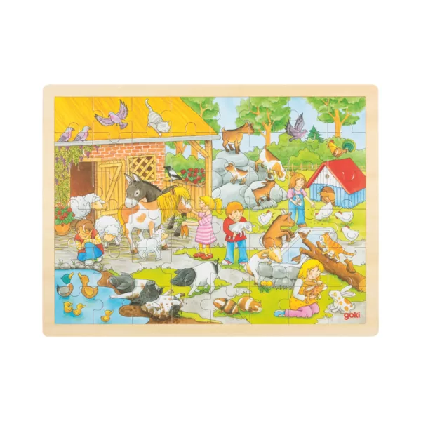57685 Puzzle mini-ferme 13€