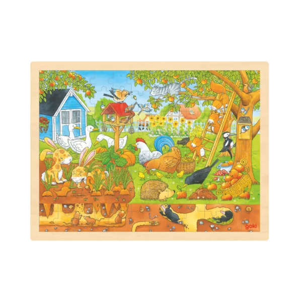 57743 Puzzle, notre jardin 13€