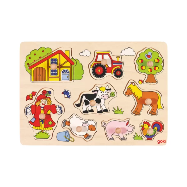 57995 Puzzle a encastrement, ferme 12