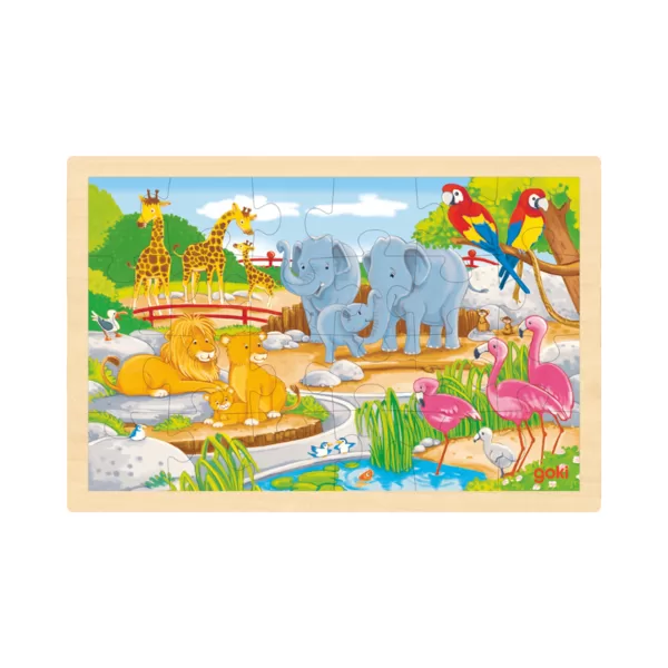 57302 puzzle a deux faces zoo 10€
