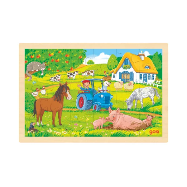 57317 Puzzle la ferme 9€