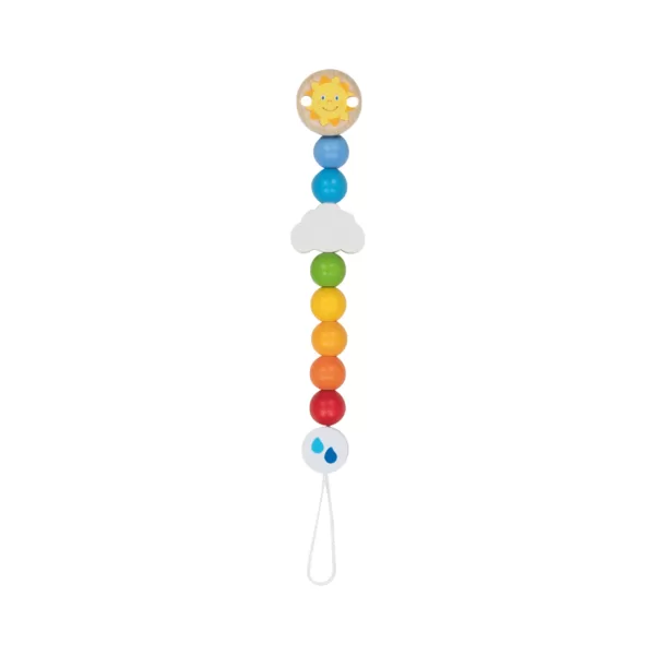 65275 Accroche tetine arc-en-ciel 10€