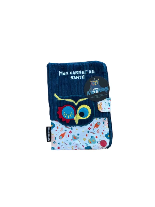 31535 Protege carnet de sante le hibou  RUPTURE