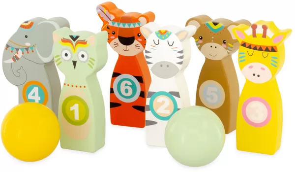 4109 Jeu de quilles animaux 23€